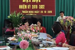 ĐẠI HỘI CHI BỘ TRƯỜNG THCS THUẦN HƯNG NHIỆM KỲ 2019-2022